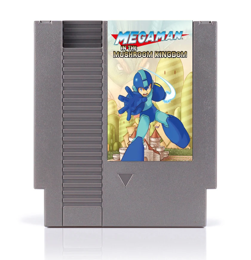 

Mega man in the mushroon kingdom 8 Bit Game Card for 72 Pins Game Players