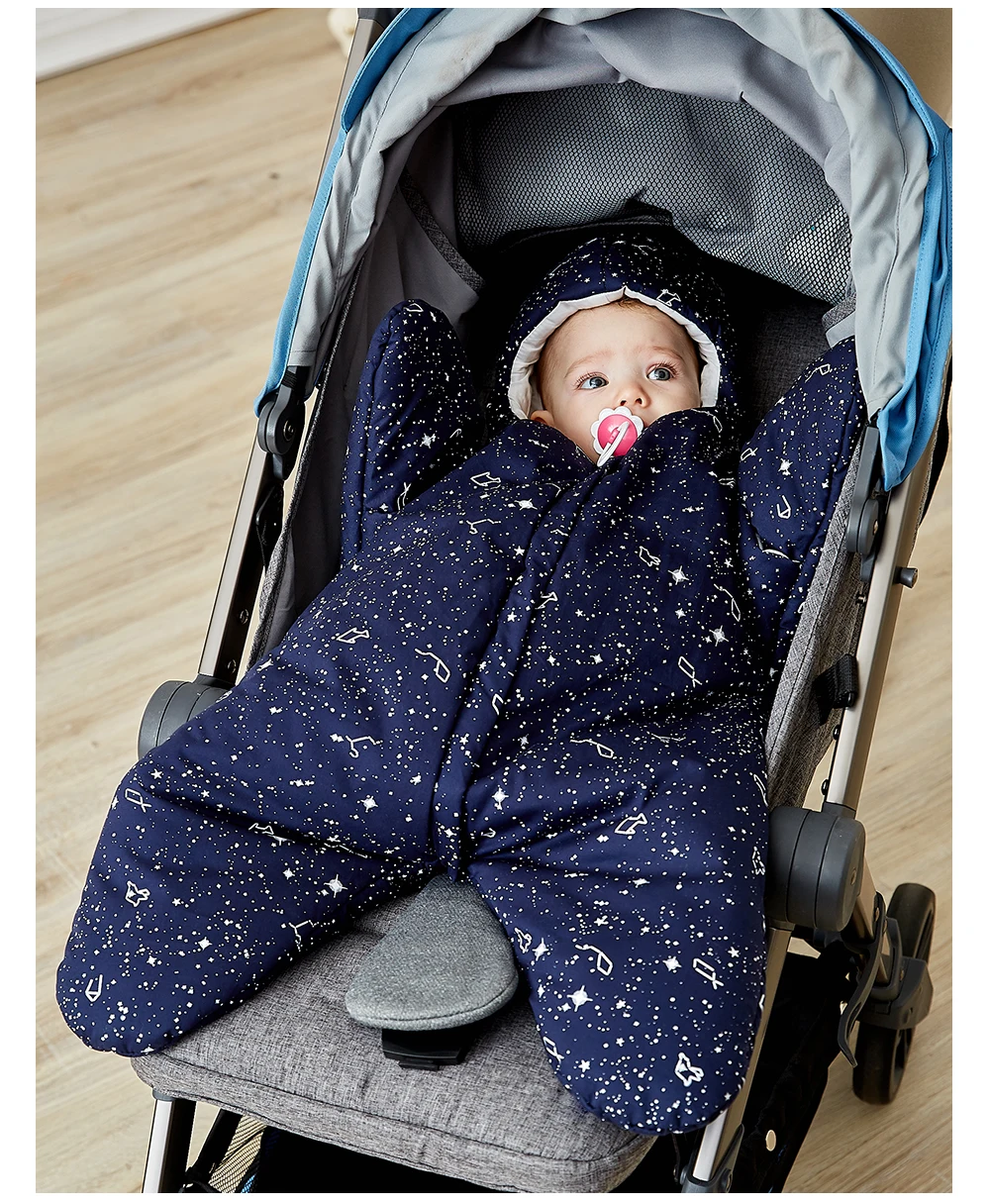 Insular/Новое поступление, спальный мешок для малышей с изображением морской звезды, зимний детский спальный мешок, теплая прогулочная коляска, спальный мешок, одеяло, спальные мешки