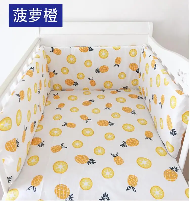 1 шт. Детская кровать бампер детская кроватка вокруг подушки детская кровать забор защита для младенцев принт детское постельное белье для мальчиков и девочек 180*30 см