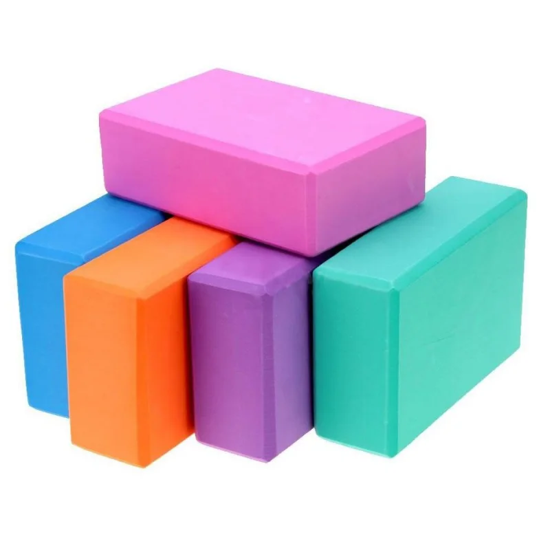 

Candy Color Women Exercise Fitness Sport Yoga Props For Exercise Fitness Yoga Block Foam Brick Stretching Aid Gym Pilates j2