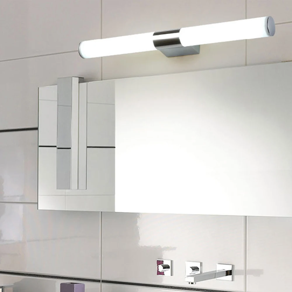 

Wall Lamp 12W 16W 22W 85-265V LED Mirror Light Waterproof LED Tube Modern Acrylic Wall Light Bathroom Make up Mirror Lighting