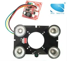 Panneau de lumière infrarouge CCTV panneau de lumière infrarouge IR LED tableau 4 pièces 42mil tableau IR LED pour ONVIF CCTV caméra de sécurité IP(China)