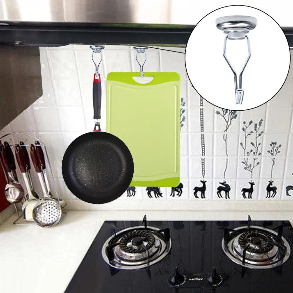 Hanging Tool For Kitchen And Fridge-Powerful Stainless Steel Magnetic Hook Lifting7