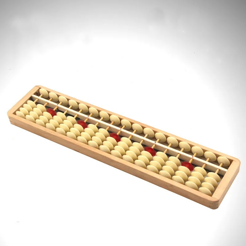 Китайская деревянная Колонка Abacus 17 большие размеры Нескользящие китайский