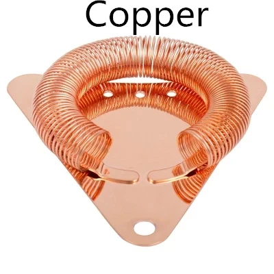 Бар Стрейнер провода смешанных напиток Нержавеющая сталь бармен - Цвет: Copper