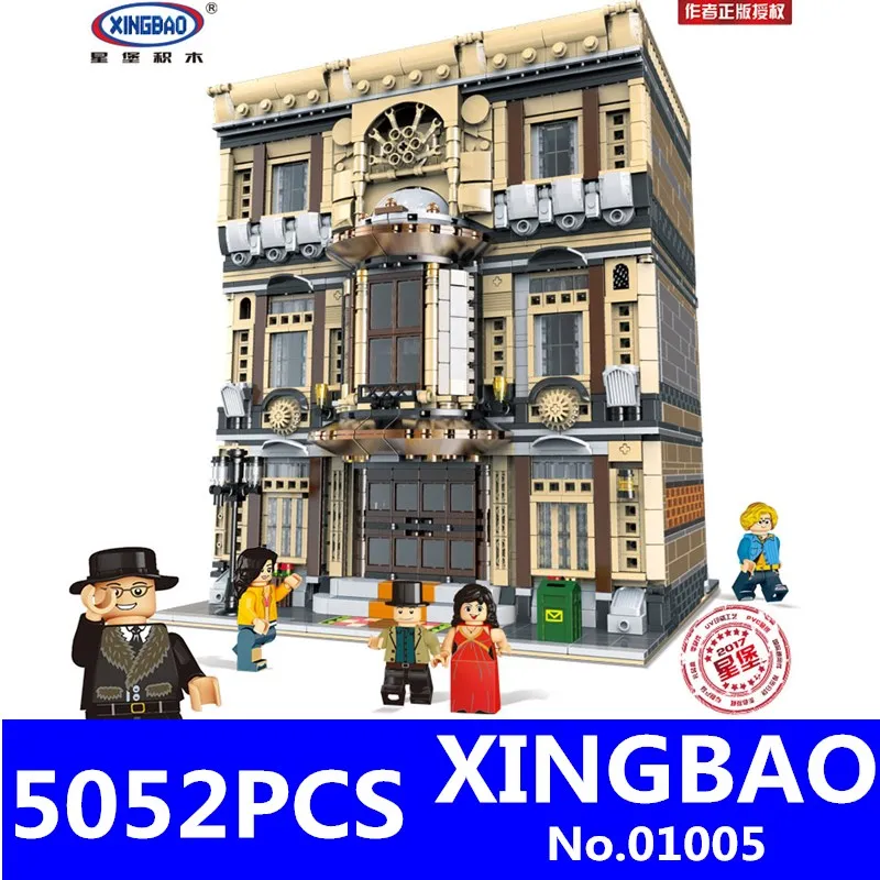 

XingBao 01005 Genuine Creative MOC City Series The Maritime Museum Set Building Blocks Bricks Children Toys Model Gifts legoing