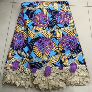 

Beautiful Flower Embroidered Lace!! 2019 High Quality African gold Stones Net Lace Fabric Beaded Nigeria Peach Wedding Fabrics