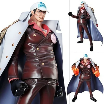

One Piece Sakazuki Anime Figure Navy Headquarters Senior General PVC Collectible Action Figures Boxed Model Christmas Gift QB64