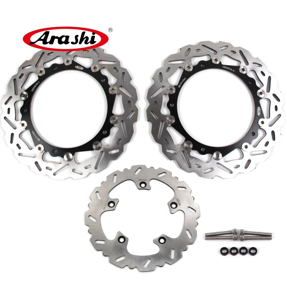 

ARASHI For BMW R 1200GS ABS CNC Front Rear Brake Rotors Brake Disc Fit R 1200 GS ABS 2014 2015 15 14 R1200GS 2013-201 Wave Rotor