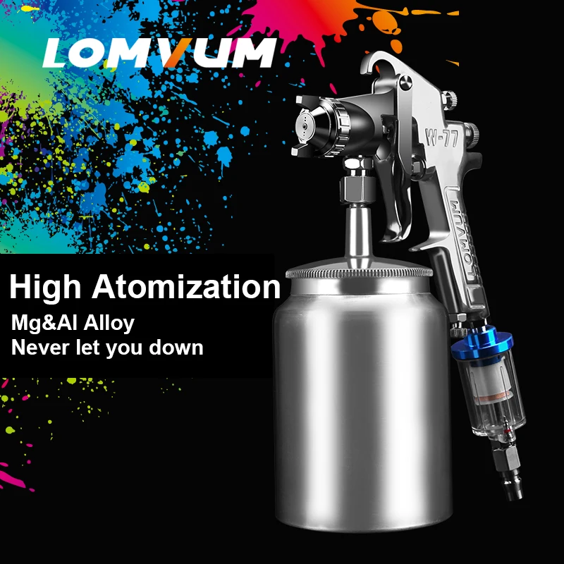 LOMVUM paint spray gun mini spray gun lacquer spray gun painting