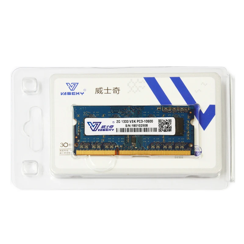 Vaseky Оперативная память DDR3 2 ГБ/4 ГБ/8 ГБ 1333 МГц 1600 ноутбук Тетрадь Оперативная память s памяти