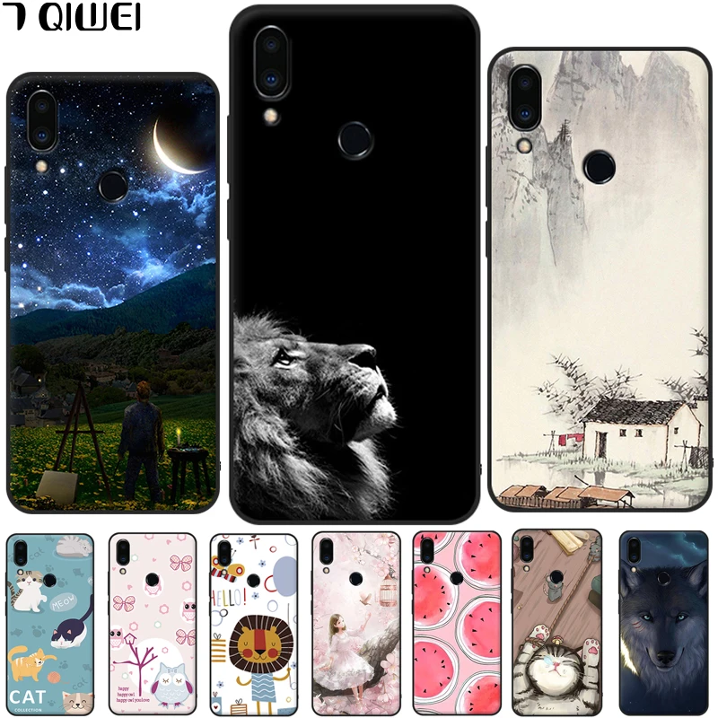 

6.2'' For Meizu Note 9 Case Note9 Silicone Soft TPU Cover for Meizu M9 Note M9Note Case M 9 Note m1923 Lion Cartoon Protective