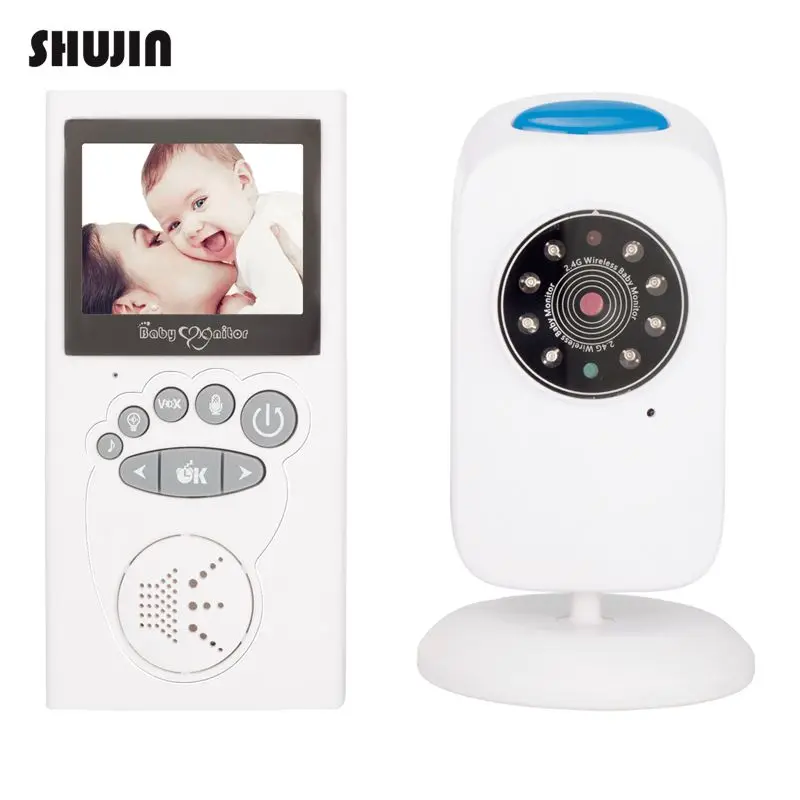 

Oeak 2.4 inch LCD 2.4GHz Wireless Digital Video Baby Security Night Vision IR LED Temperature Monitoring Nanny Baby Home Care
