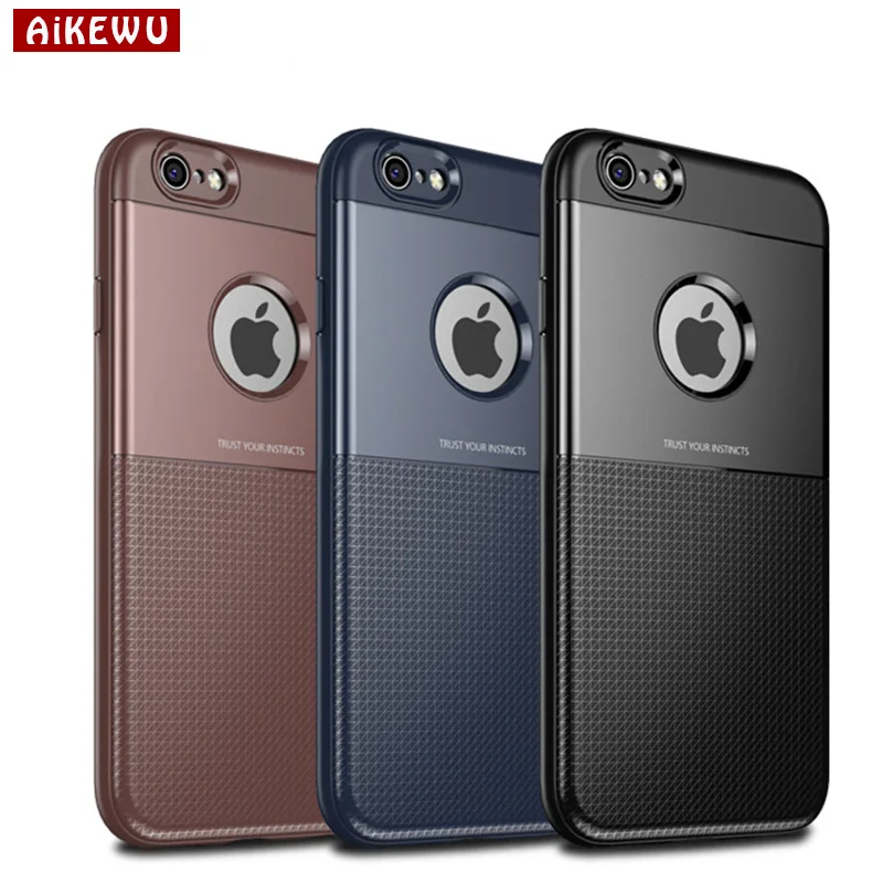 

Aikewu For iPhone 6 6s Case 6s Plus Cover Luxury Armor PC +Soft TPU Silicone Shockproof back Cover Case For iPhone 6 6Plus coque