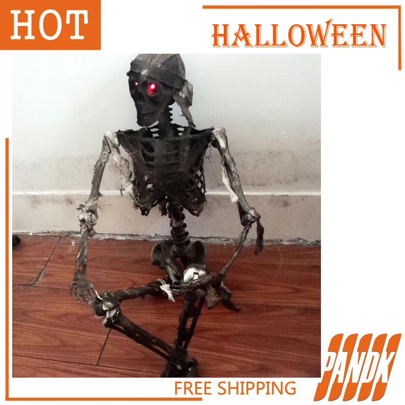 

Halloween Skull decorations Rag Halloween Skeleton Realistic Halloween props Skull bar Haunted Halloween Horror tricky