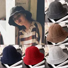 Модная женская Милая теплая шерстяная зимняя Плавательная шапочка для художника одноцветные бейсболки Горячая Новинка