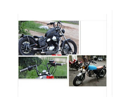 Chrome Мотоцикл перетащите руль " 25 мм Z панелей для Kawasaki Vulcan Classic VN 400 VN500 VN800 VN 900 1200 1500 1600 2000