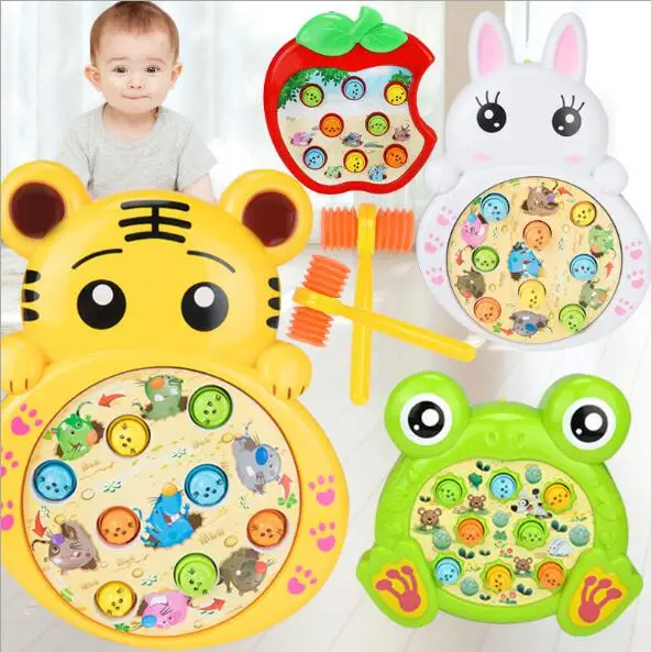 

Funny Fight Rats Games Beat Hamster Music Game Baby Toy Mole Game Machine Electric Hamster Puzzle Children's Toys Birthday Gift