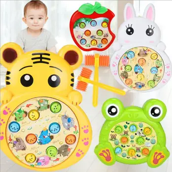 

Funny Fight Rats Games Beat Hamster Music Game Baby Toy Mole Game Machine Electric Hamster Puzzle Children's Toys Birthday Gift