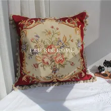 2" x 22" Французский переплетенный шелк Aubusson Подушка Наволочка ручной работы шелковая наволочка для подушки