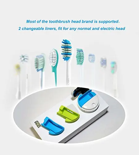 Portable Deep UV Toothbrush Sanitizer Ultraviolet light Antibacterial Toothbrush Sterilizer & Clean