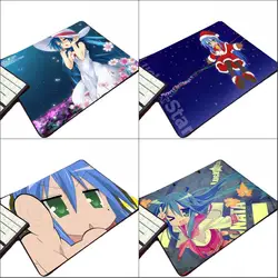 Mairuige милый прекрасный аниме Lucky Star Izumi Konata Анимация Рисунок резиновый коврик для мыши Малый размер противоскольжения Pc Gamer игровые коврики