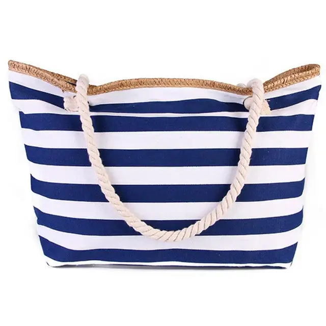 striped shoulder bag