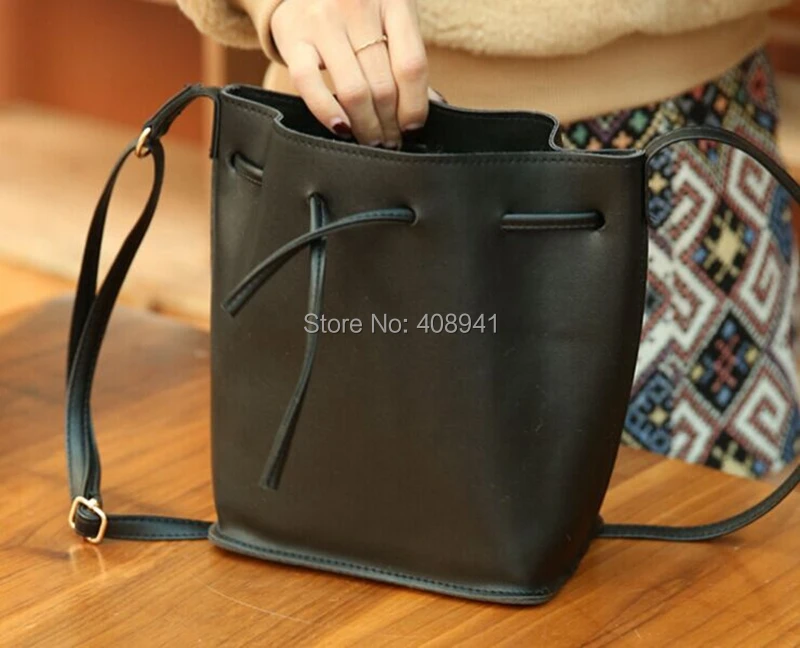 Free Shipping+Wholesale fashion bucket bag pu one shoulder cross body women&#39;s handbags,50pcs/lot ...