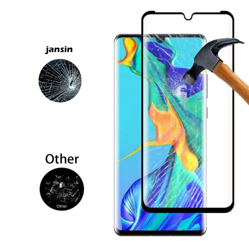 Huawei P30 Pro Screen Protector Tempered Glass For Huawei Mate 20X 20 Pro Huawei P30 P30 Pro 3D Full Cover Protection Glass