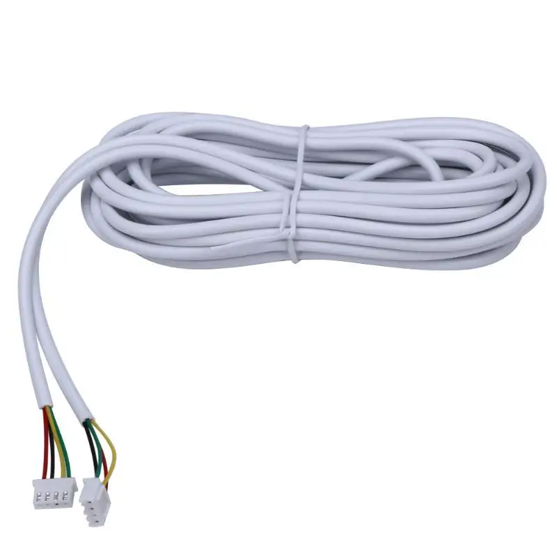 CUSAM 15 м 20 м 30 м 50 м AVVR 4*0,12 4 провода медная линия для видеодомофона цветной видеодомофон проводной дверной звонок кабель для домофона
