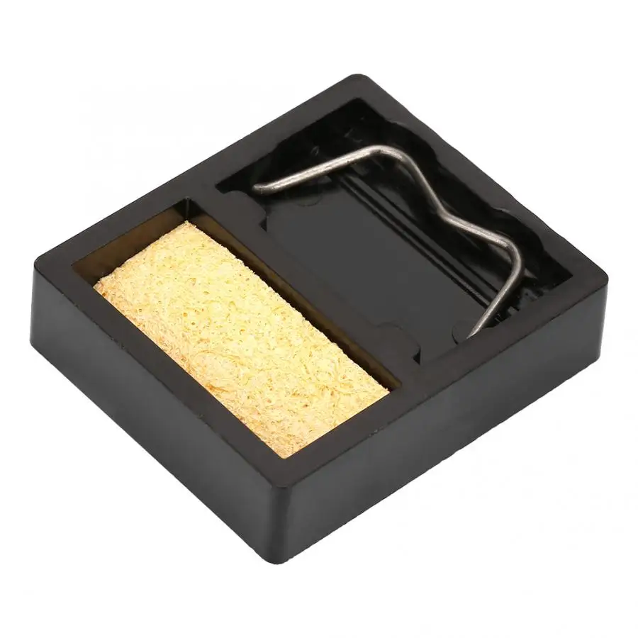 

Mini Electric Soldering Iron Stand Holder with Sponge 600 Degree High Temperature Resistant