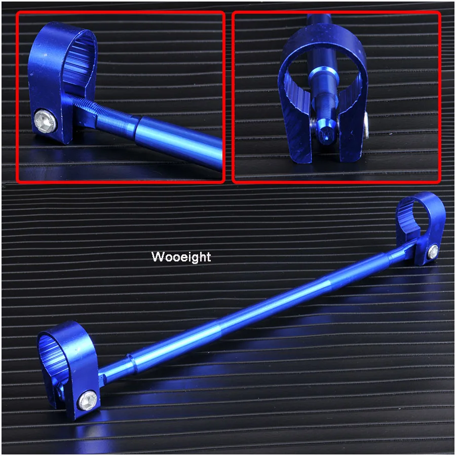Wooieght 22mm Universal Motorcycle Motorbike Handlebar Trolley Adjustable Rod Balance Bar Cross Handle Reinforce Grips (1)