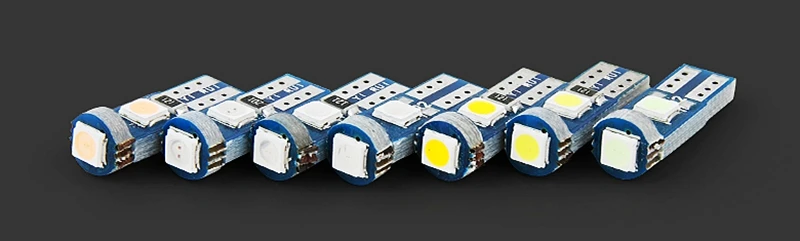 100 шт. T5 286 W1.2W супер яркий 3 SMD 3030 светодиодный клин приборной панели манометр лампы Предупреждение ющий Индикатор прибора индикаторы кластера лампы