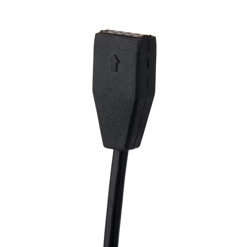 Высокое качество Черный 10 Pin 3 5 мм разъем Автомобильный USB AUX в Кабель адаптер для