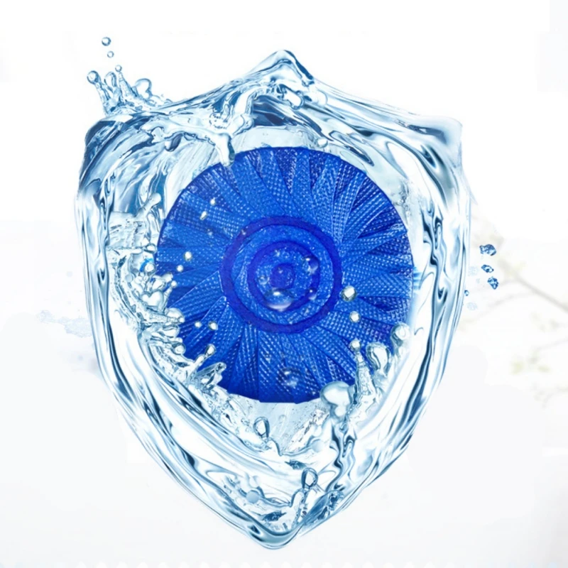

2Pcs Disposable Magic Automatic Flush Toilet Cleaner Helper Fragrant Ball Blue Bubble Cleaning Deodorizes Blue Bubble Clean