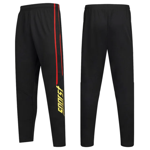 Новинка, мужские спортивные штаны для бега, спортивные штаны для футбола, тренировочные штаны, одежда, штаны для пробежки, штаны для спортзала, обтягивающие штаны - Цвет: K1120 black red