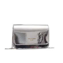 Xiniu Новая женская модная сумка, клатч, сумка через плечо, маленькая Серебристая сумка с клапаном, bolso mujer# G40