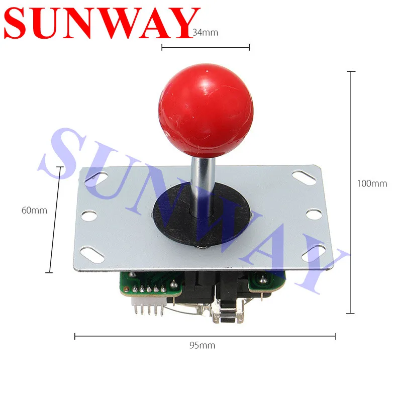 Аркадный джойстик DIY Kit Нулевая задержка игровой DIY Kit USB энкодер для ПК аркадный джойстик+ хромированные СВЕТОДИОДНЫЕ кнопки для MAME& JAMMA