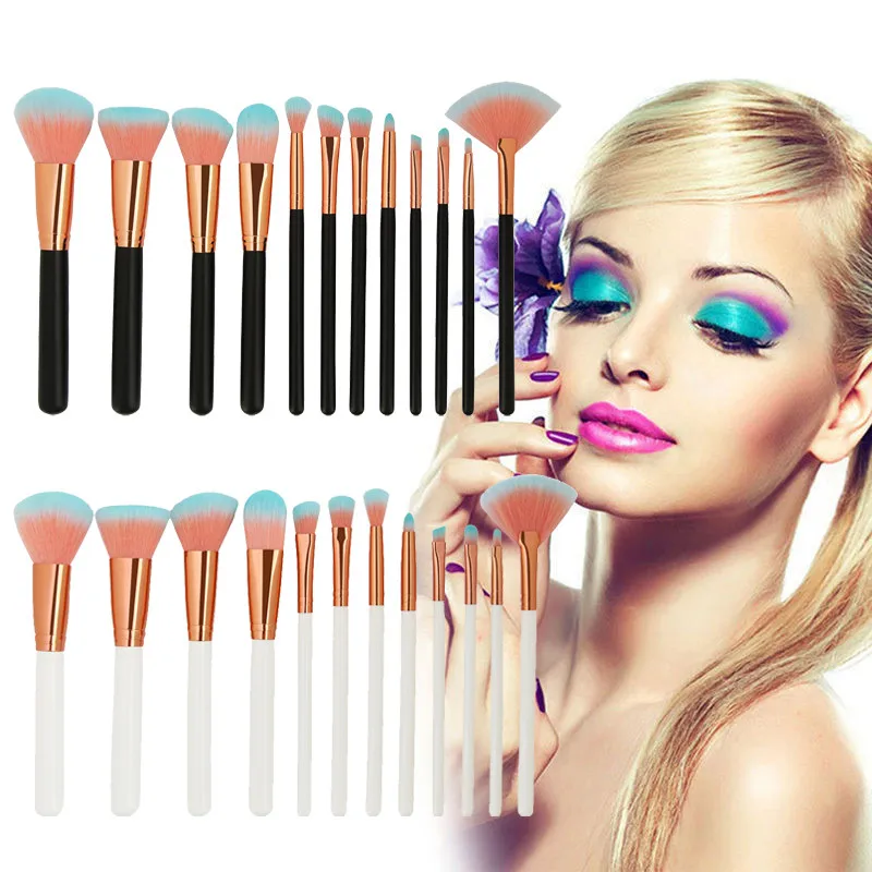 

New Fashion Style 12PCS/1Set Cosmetic Makeup Brush Brushes Set Foundation Powder Eyeshadow Pincel de maquiagem zsmw