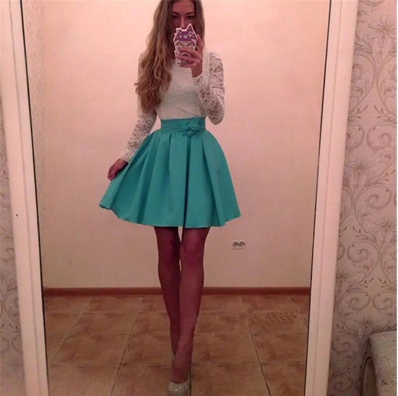 

New Ukraine Style Womens Autumn Lace Party Dresses Fall Purple &Skyblue Sexy Vintage Long Sleeve Casual Dress Plus Size