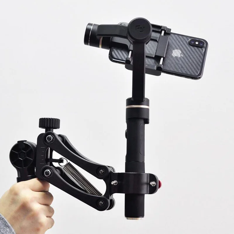  4 Axis Gimbal Stabilizer Spring Shock Absorbing w/Handle Handlebars Tripod 400-1300g Weight Bear fr