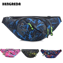 Женская поясная сумка, поясная сумка, Мужская поясная сумка, Повседневная сумка для путешествий, велосипедная модная нейлоновая водонепроницаемая сумка через плечо с карманом