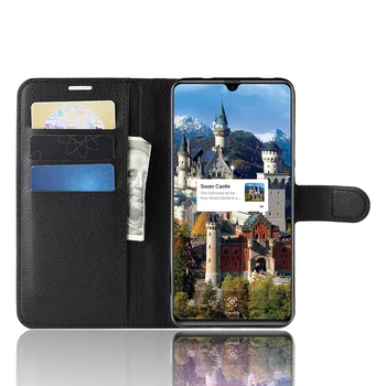 

100pcs Litchi Pattern Wallet Leather Magnet Kickstand Case For Huawei P30 Lite P20 Mate 30 Pro 20 X Y9 Y6 Y7 Y5 Nova 5 5i Cover