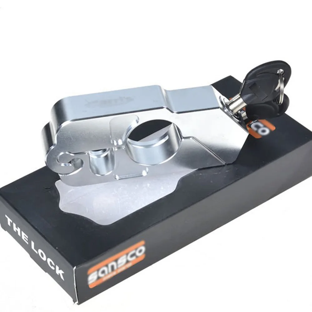 

Universal Motorcycle Handlebar Anti Theft Lock For SUZUKI dl 650 hayabusa gsx 1300r gladius 400 For HONDA cbr 500r cbf 600s etc.