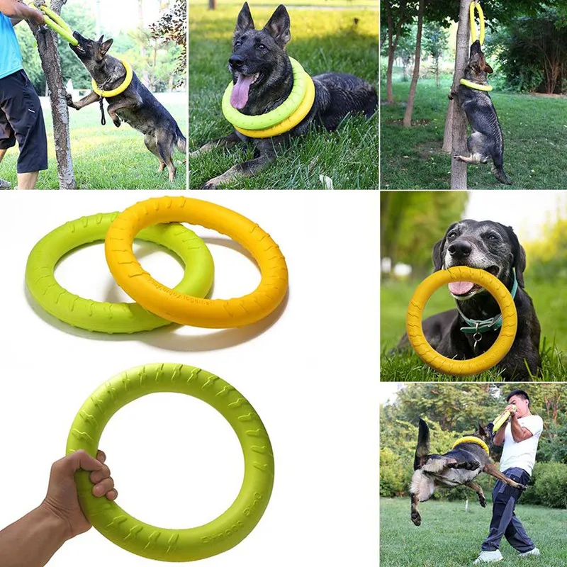 

1Pcs Durable Plastic Dog Toy Interactive For Large Dogs Molar Tooth Bite Resistant Foam Flying Outdoor Rubber Discs Dropshipping