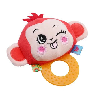 

Hot Sale Baby Rattle Hand Bell Toy Training Tooth Toys Animals Plush Gifts Baby Soft Animals Strollers Hanging Rattles Plush Toy