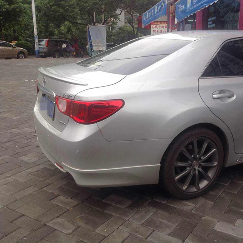 

For TOYOTA Mark X Spoiler 2011-2016 REIZ spoiler High Quality ABS Material Car Rear Wing Primer Color Rear Spoiler