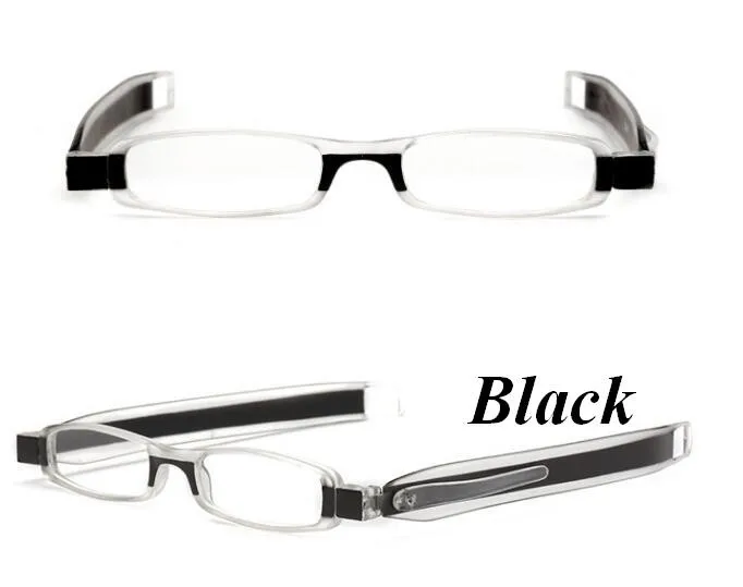 R17 360 градусов вращение складные мини ручка Тип очки для чтения PODREADER модные смолы складывающиеся очки для пресбиопии