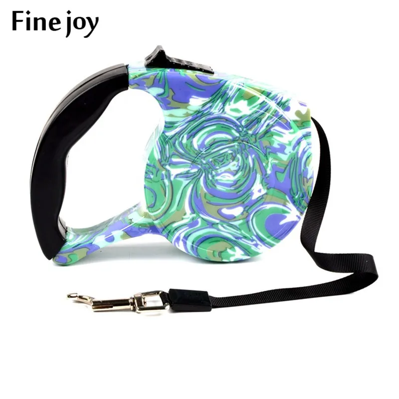 

fine joy 5M Pet Dog Leash Retractable Pet Dog Cat Puppy Retractable Extending Pet Traction Rope Lead Leashes Pet Supplies