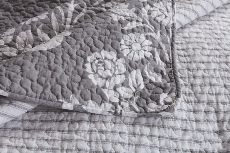 Waliicorners American Quality Quilt Set 3pcsWashed Cotton Quilts Quilted Bedspread Blanket King size Bed Cover Sheets Coverlet Set 13 4364688531_1888348385